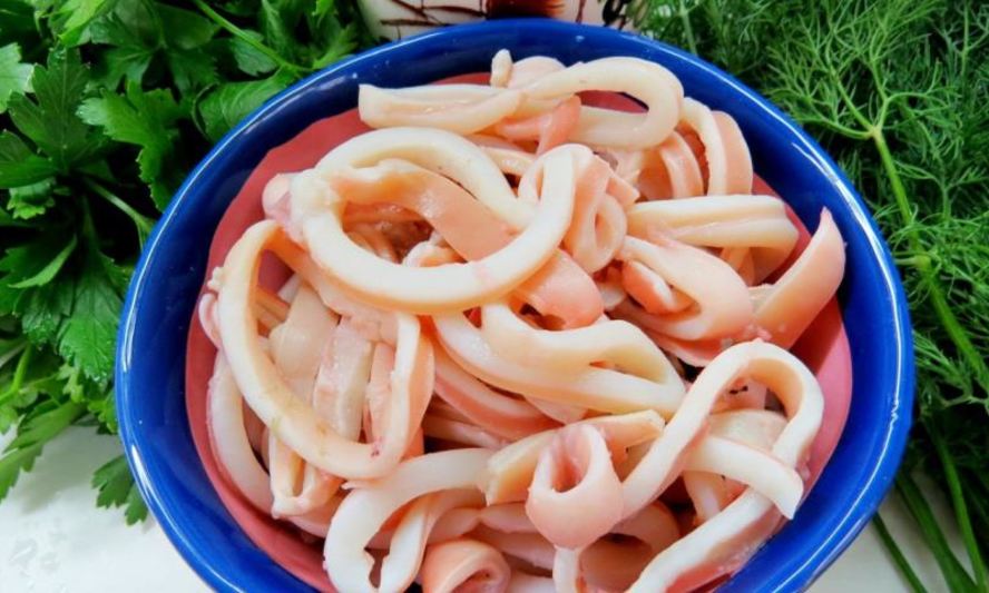 Рецепт маринованных кальмаров
