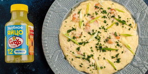 быстрый фитнес-омлет