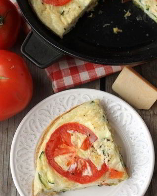 Фриттата с кабачками