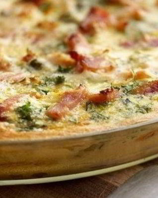 Фриттата с овощами и грибами