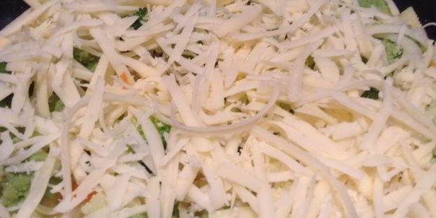 фриттата с романеско и брокколи