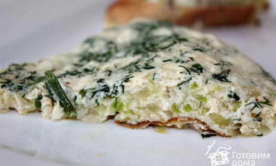 Рецепт фриттаты с цуккини и фетой