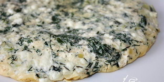 фриттата с цуккини и фетой