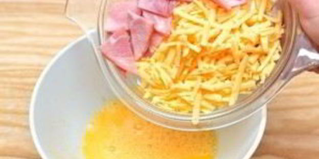 омлет без молока в микроволновке