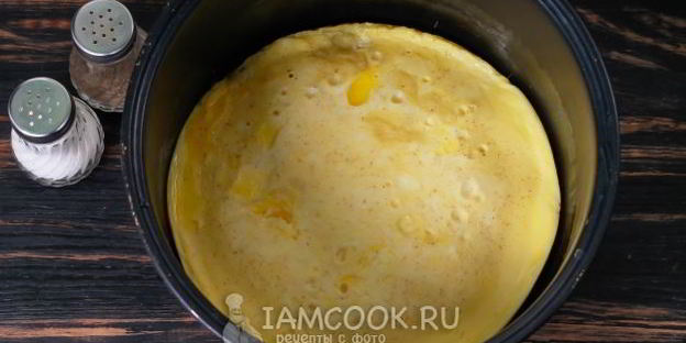 омлет для ребенка в мультиварке