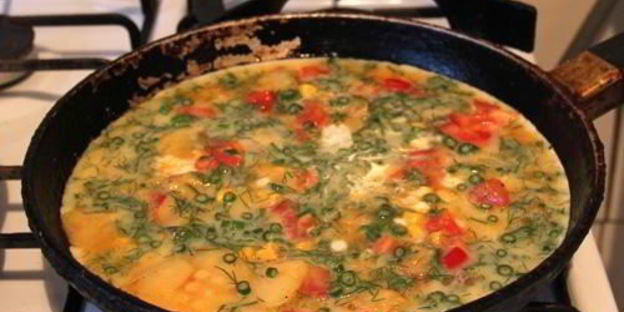 омлет испанская тортилья