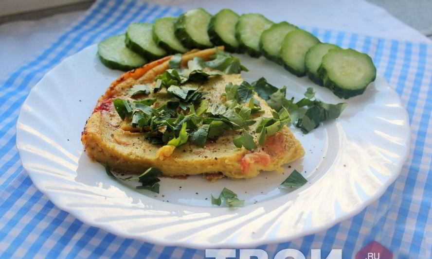 Рецепт омлета из нутовой муки