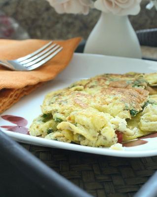 Омлет на кефире