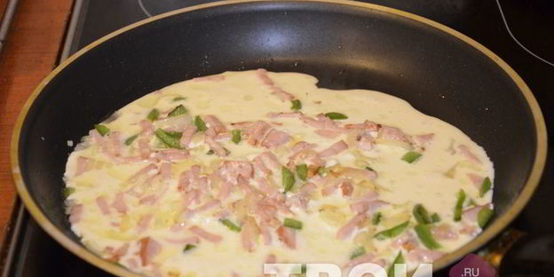 омлет на завтрак