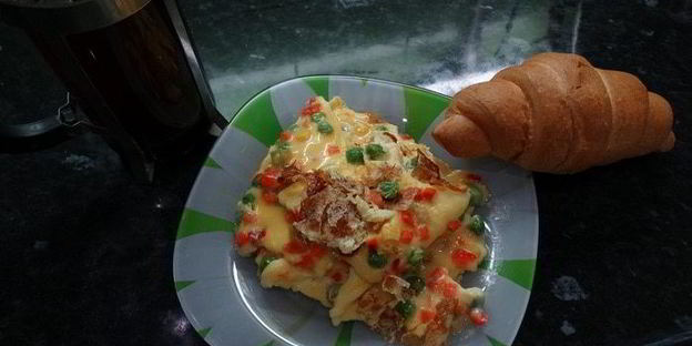 омлет по-мексикански