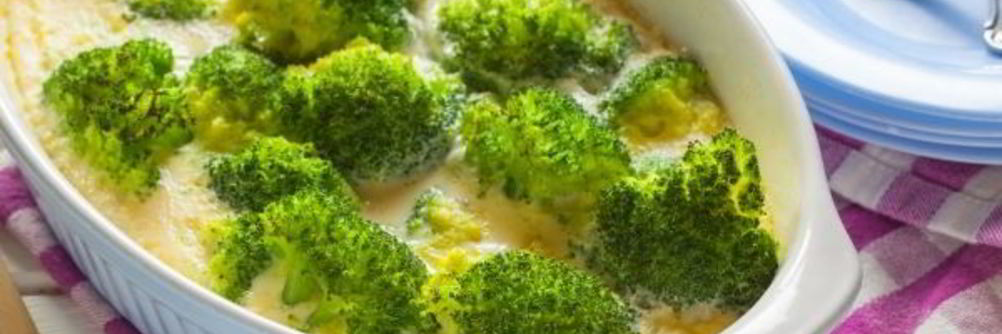 Омлет с брокколи в духовке