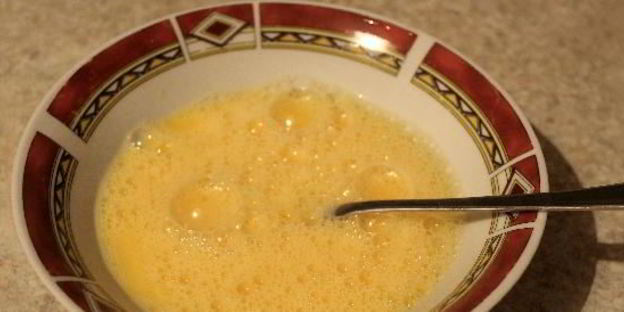 омлет с черемшой