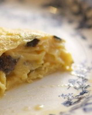 Омлет с черным трюфелем