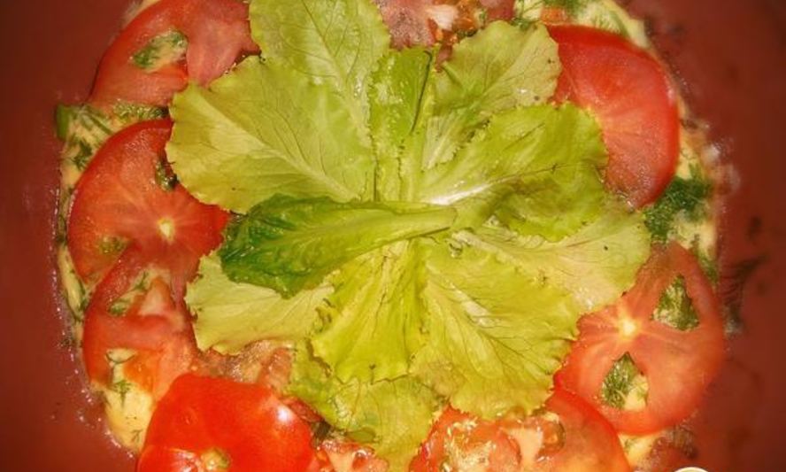 Рецепт омлета с чесночными стрелками