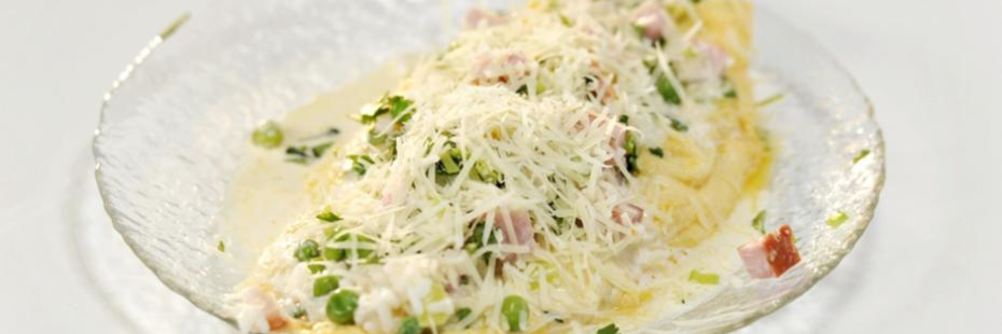 Омлет с гавайской смесью