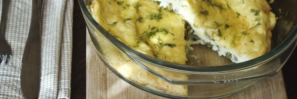 Омлет с горошком