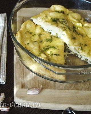 Омлет с горошком