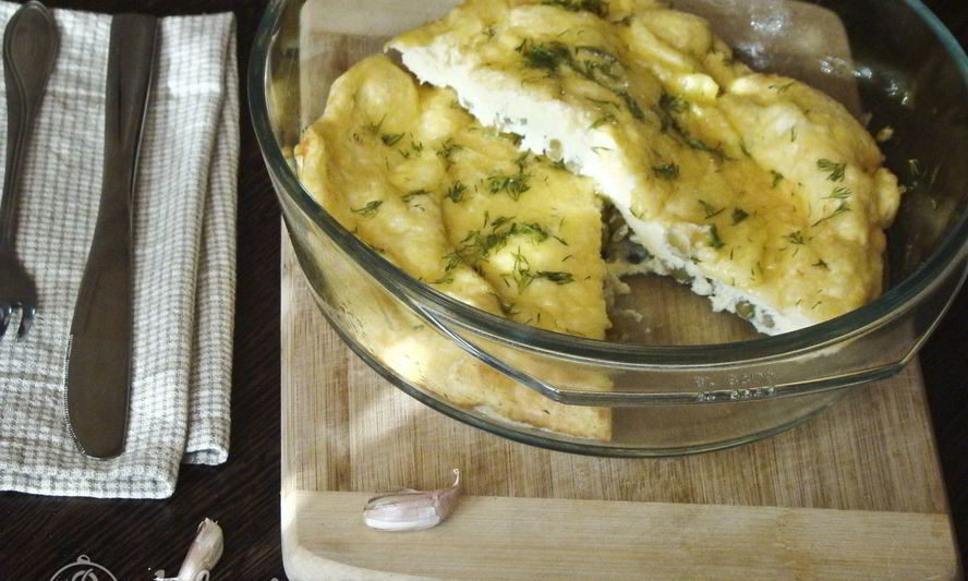 Рецепт омлета с горошком