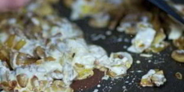 омлет с грибами