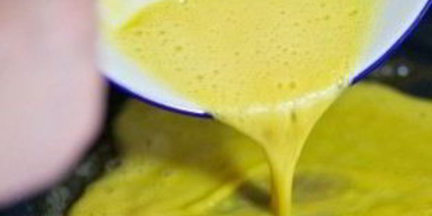 омлет с грибами