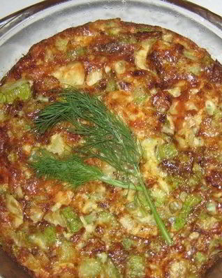 Омлет с кабачками в духовке