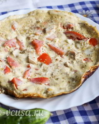 Омлет с курицей