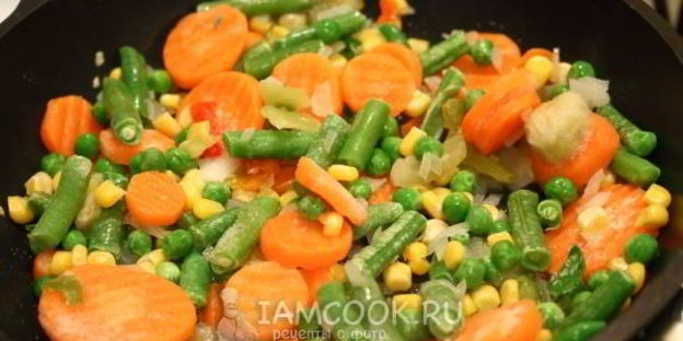 омлет с овощами в духовке