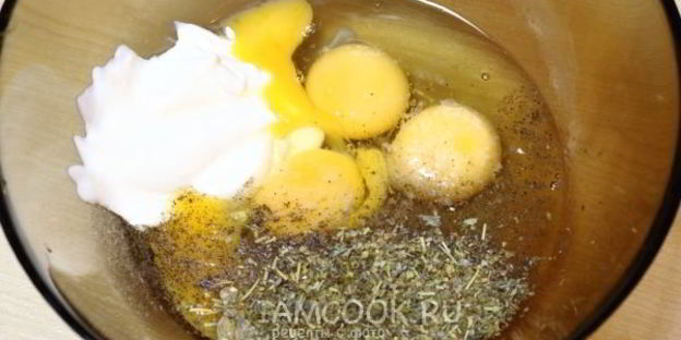 омлет с овощами в духовке