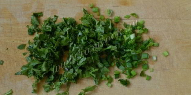 омлет с рукколой и овсяными хлопьями