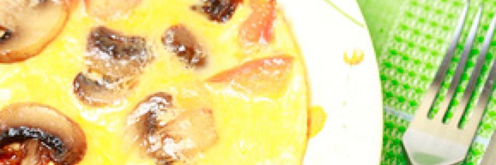 Омлет с шампиньонами