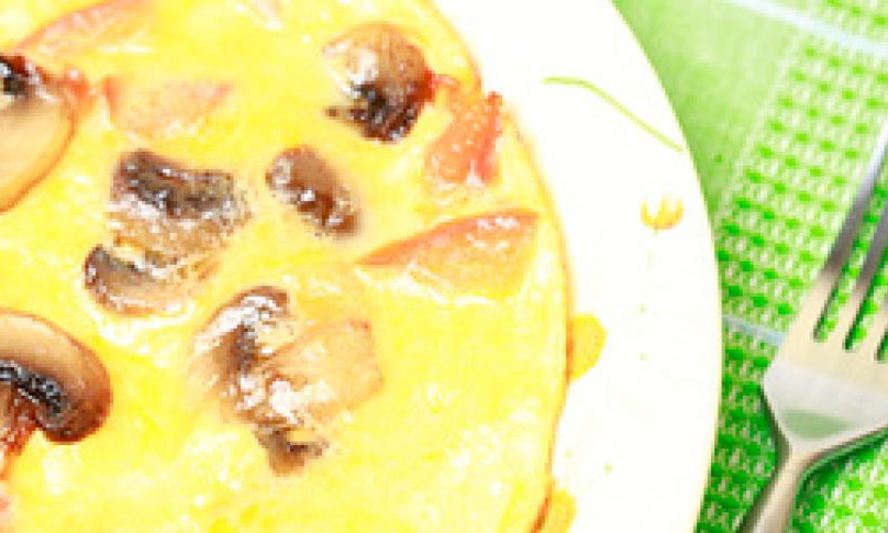 Рецепт омлета с шампиньонами