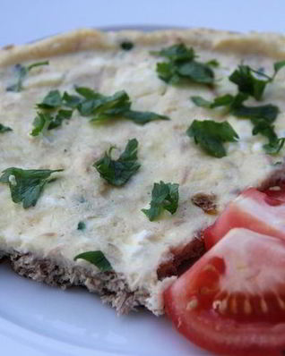 Омлет с тунцом и фетой