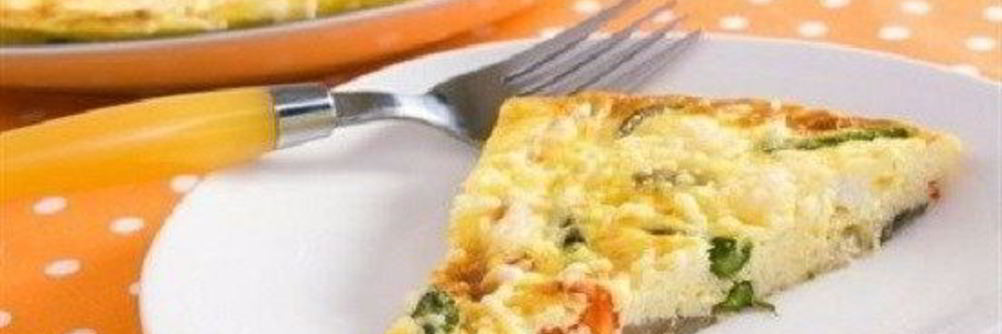 Омлет с творогом и зеленью