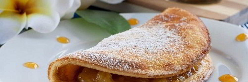 Омлет с вареньем