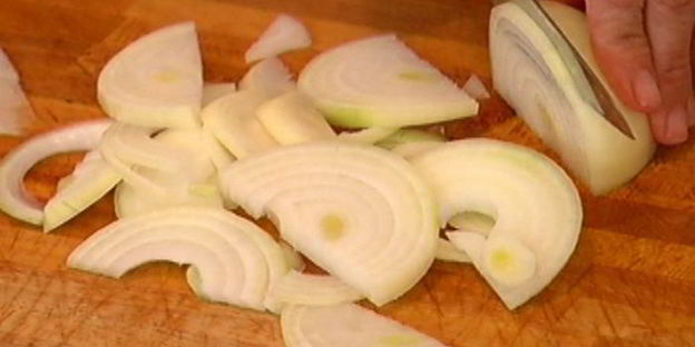 омлет с ветчиной и шампиньонами