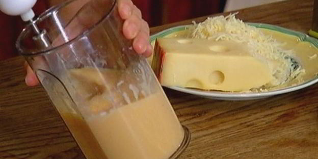 омлет с ветчиной и шампиньонами