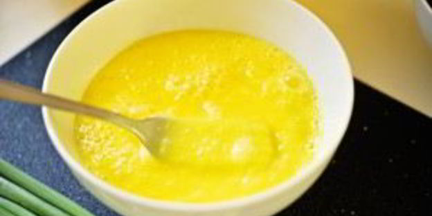 омлет со шпинатом