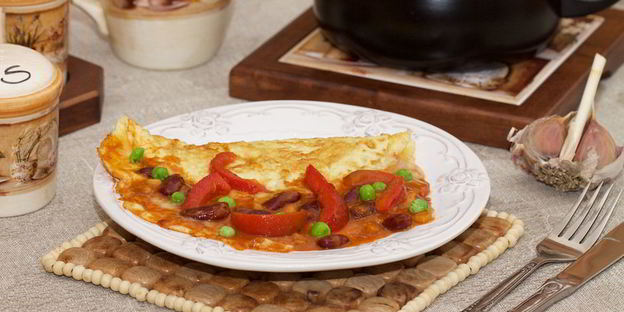 омлет в мексиканском стиле