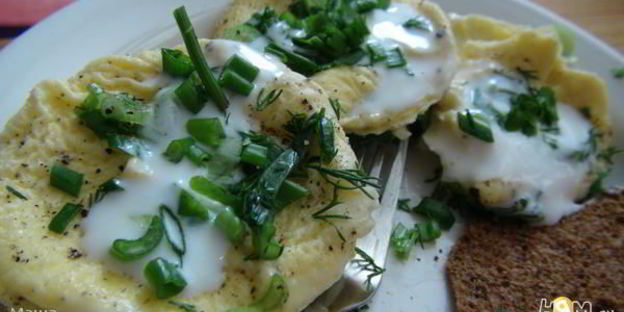 омлет в микроволновке