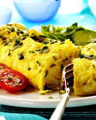 Омлет в пакете