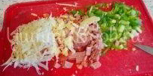 омлет в рулете