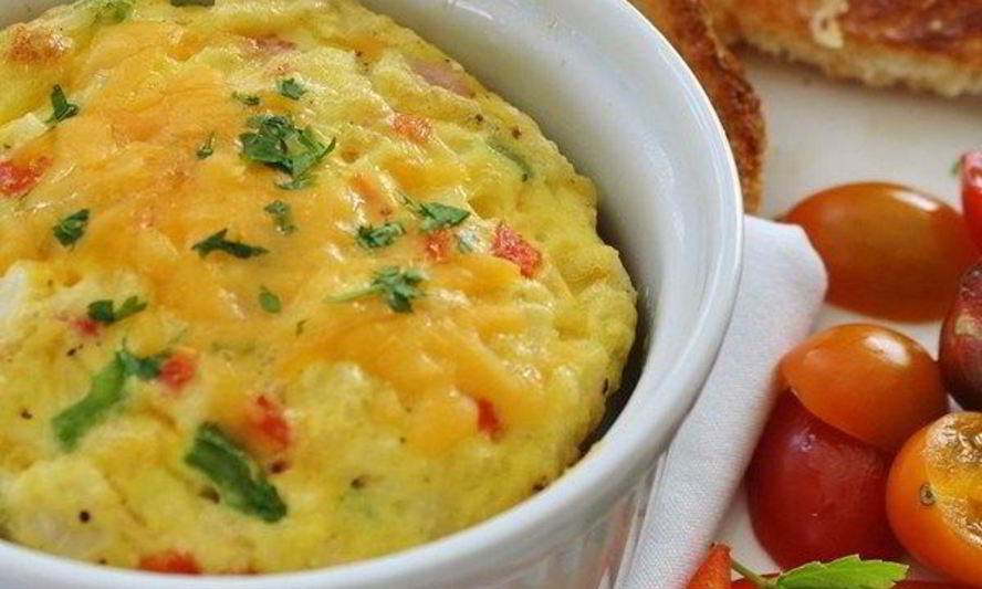 Рецепт порционных омлетов в духовке