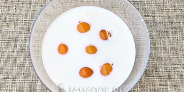 пышный омлет с молоком в духовке