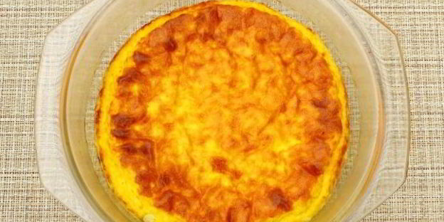 пышный омлет с молоком в духовке