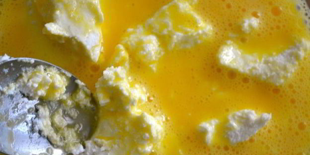 запеченная фриттата со шпинатом