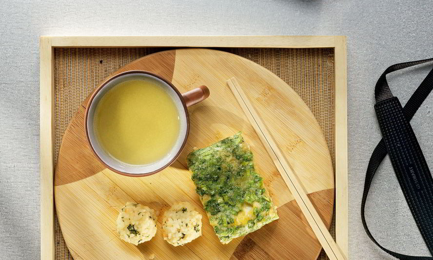 Рецепт зеленого омлета