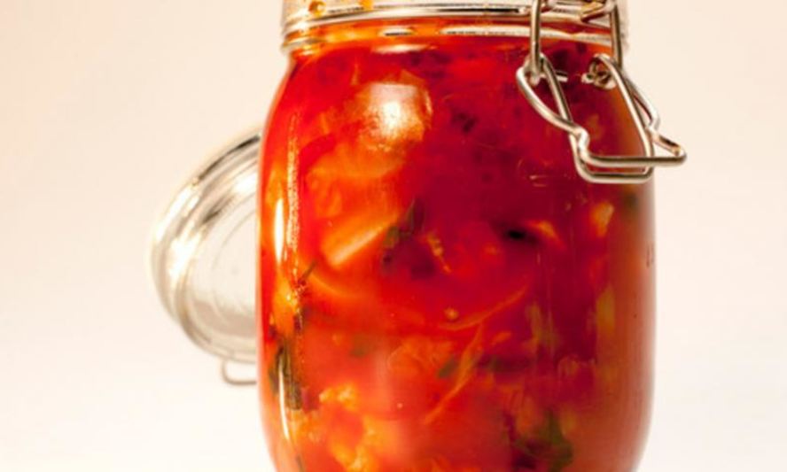 Рецепт острой овощной закуски