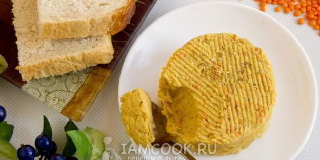 чечевичный паштет с морковью