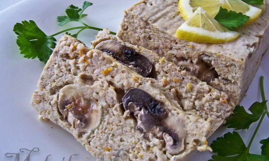 Рецепт куриного паштета с грибами