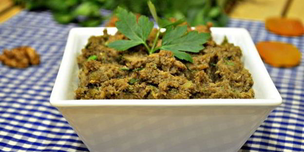 паштет из чечевицы с курагой